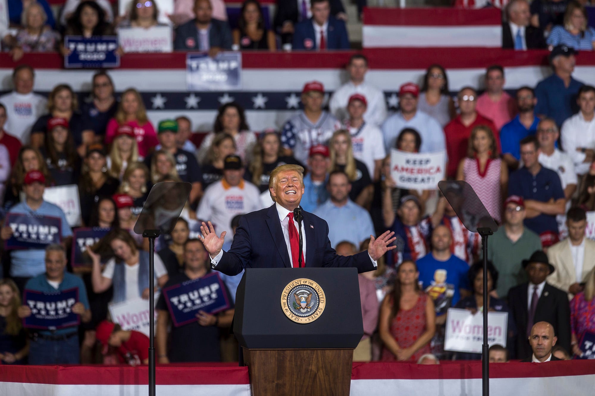 Trump Rally Targets Ilhan Omar With 'Send Her Back' Chant