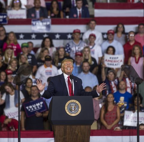 Donald Trump Holds "Keep America Great" Rally In Greenville, NC