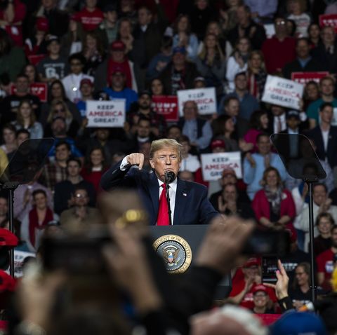 President Donald Trump Holds "Keep America Great" Campaign Rally In Toledo, Ohio