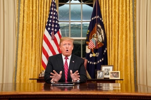 Image result for trump oval office speech