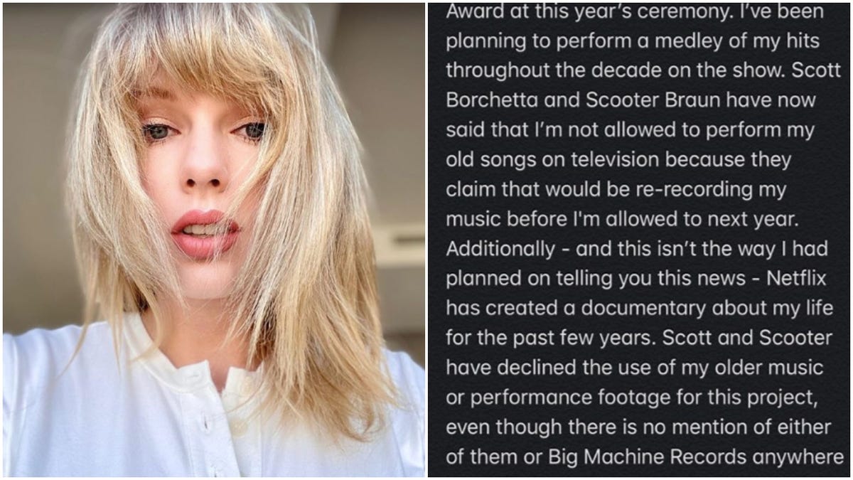 Taylor Swift And Scooter Braun S Amas Drama Explained Taylor