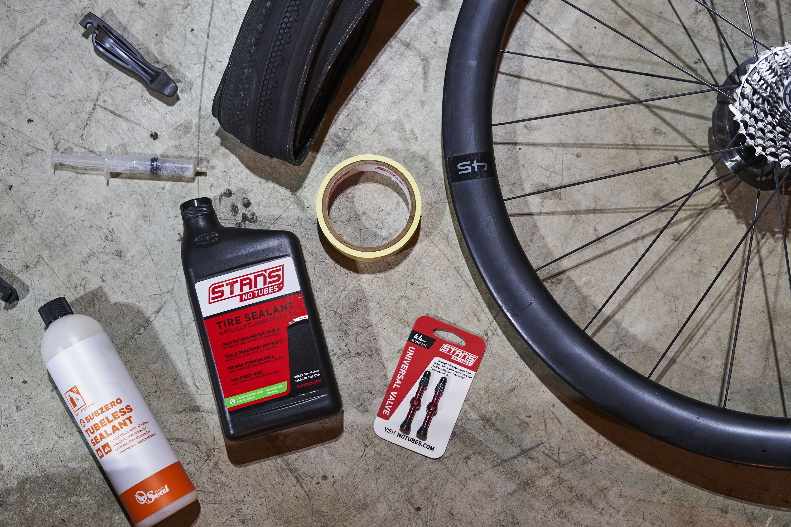 tubeless bicycle tyres