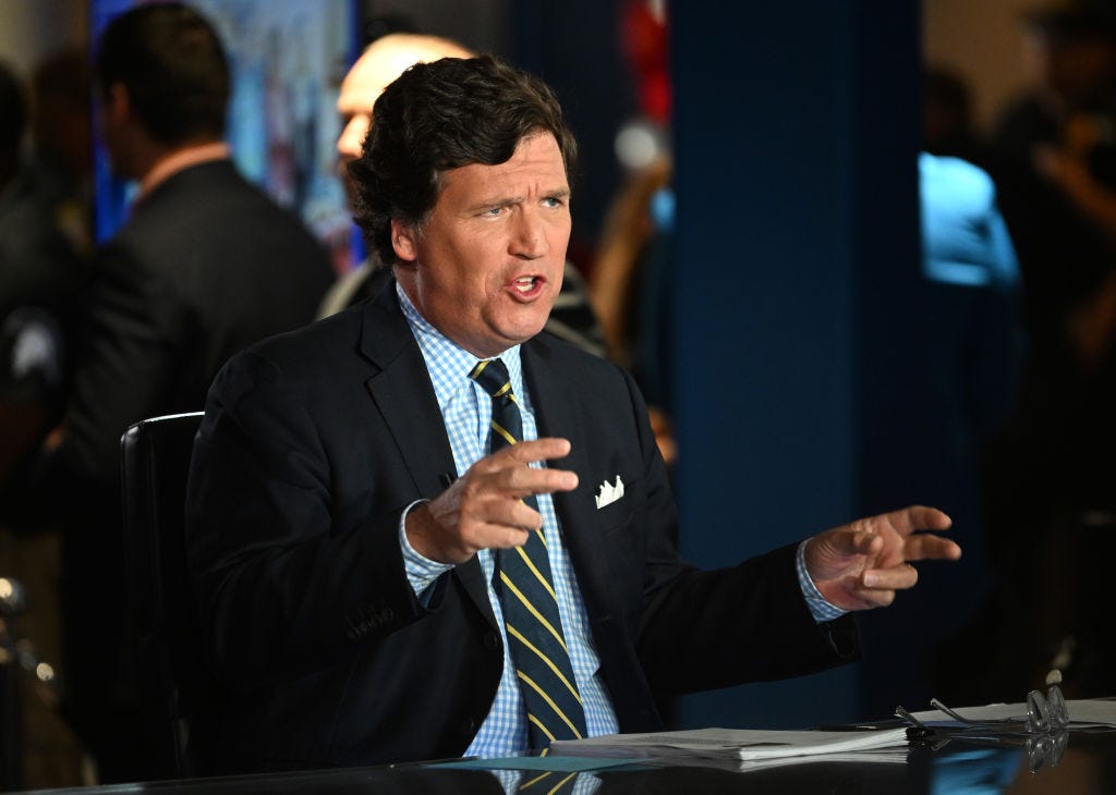 One Can Only Laugh at Tucker Carlson's Pathetic Jan. 6 Revisionist Propaganda