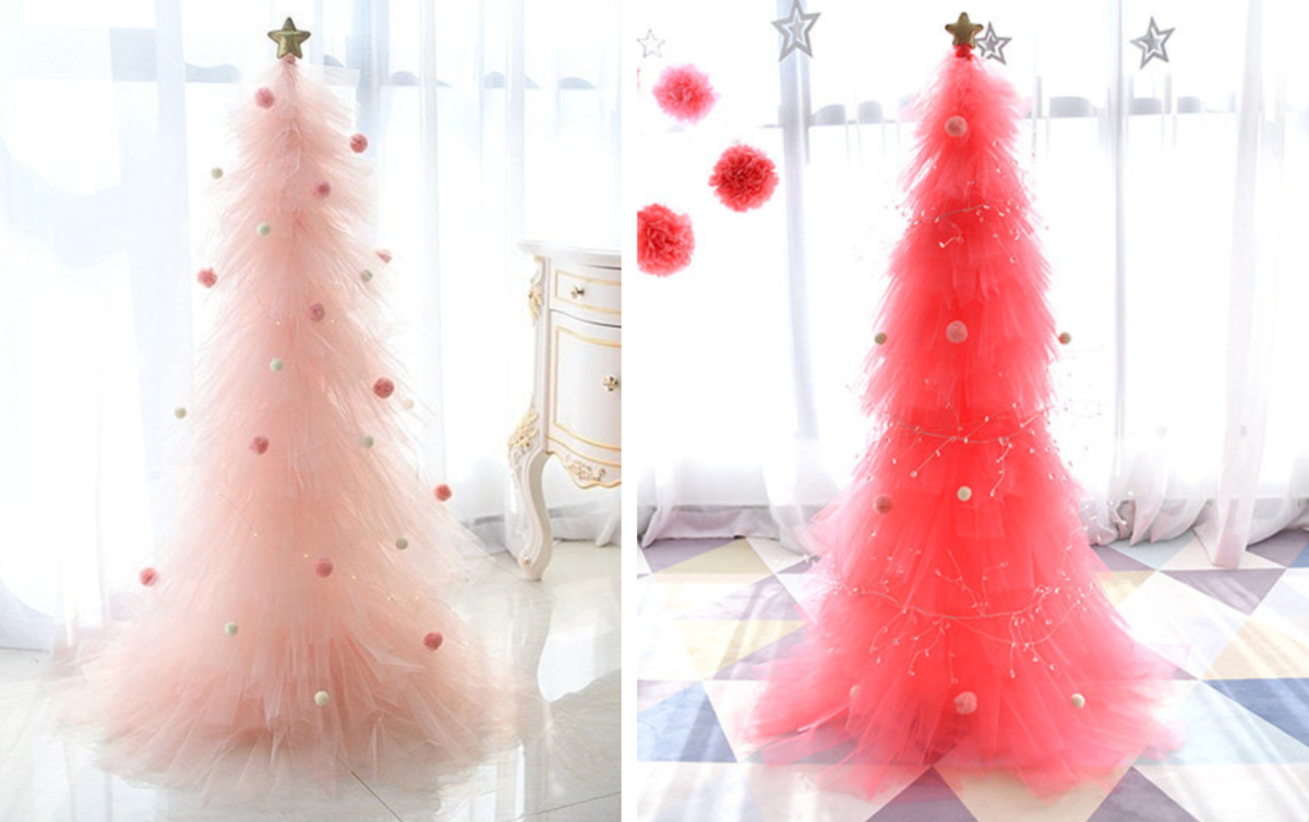 These Tulle Christmas Trees Will Add Some Magic to Your Home