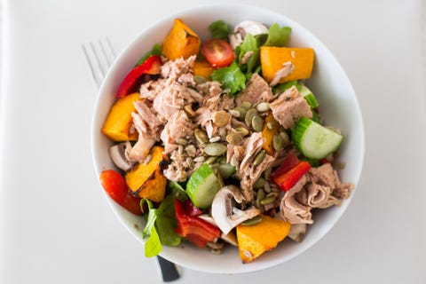 Tuna Salad - foods high in iron 