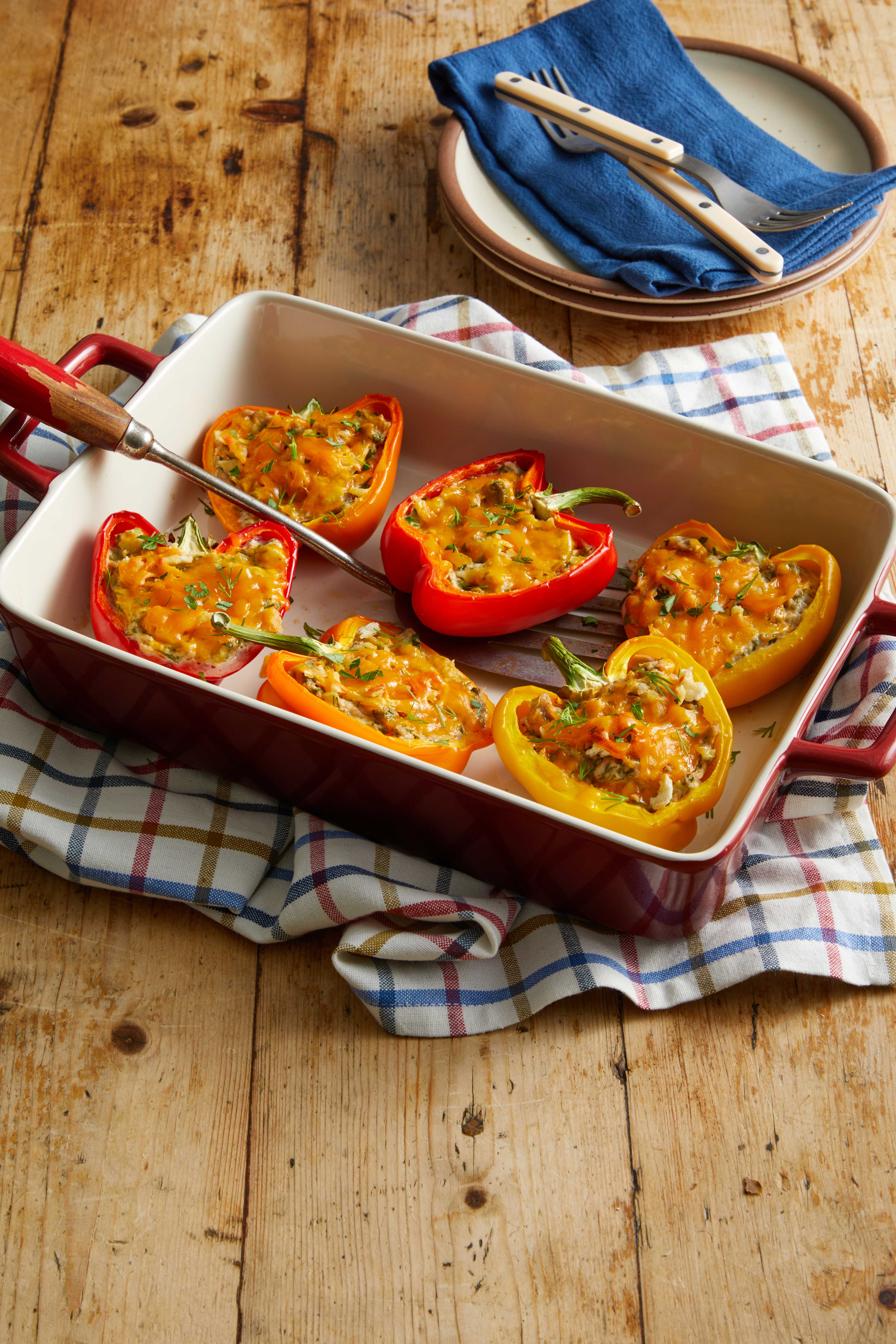 Mix Up Your Weeknight Menu with Tuna-Stuffed Bell Peppers