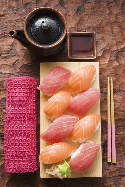 the best fat burning foods fresh tuna sushi