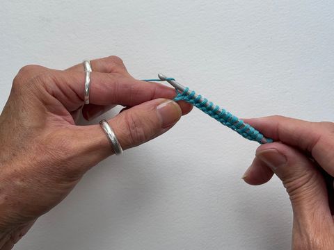 return row in tunisian crochet