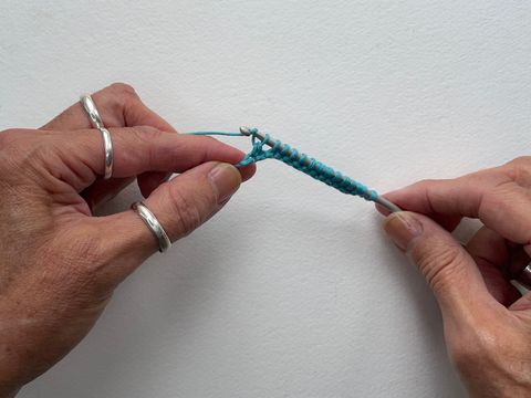 tunisian crochet step by step