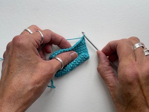 Tunisian crochet, how to cast off