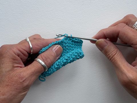 Tunisian crochet, how to cast off