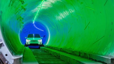 Boring Company tunnel prototype