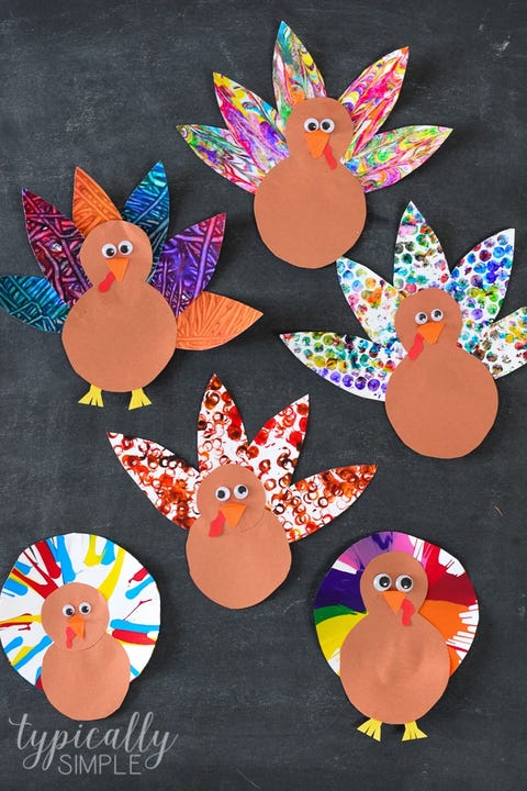 20 Easy Turkey Crafts for Kids - Best Turkey Crafts for Thanksgiving