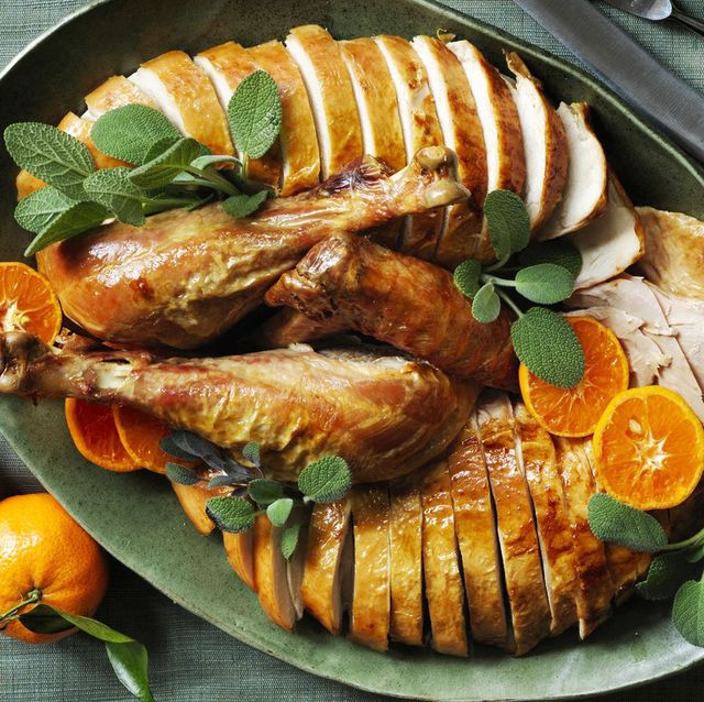 sage and orange roast turkey