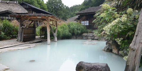 鶴の湯　露天風呂