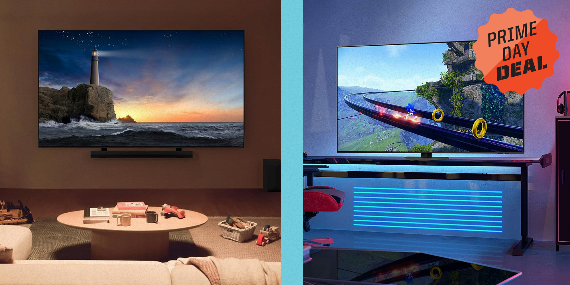 Prime Day TV Deals Have Already Dropped, With Savings Up to 50% on Samsung, LG, Sony, and More