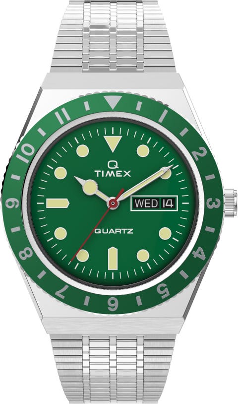 The Timex Q Now Comes in Green and Blue