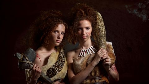 twee vrouwen uit de prehistorie