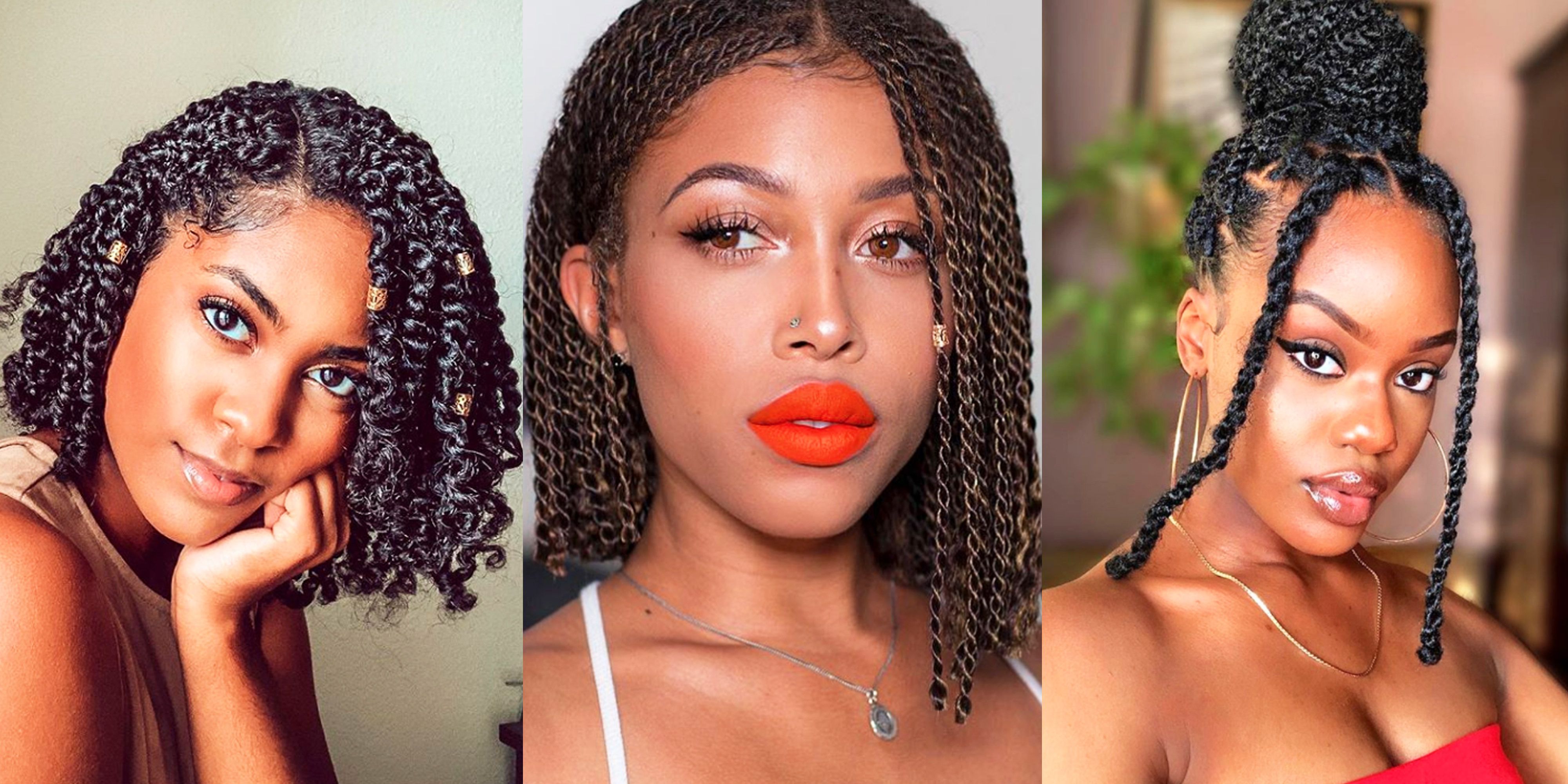 15 Twists Hairstyles To Try In 2020 Two Strand Twist Ideas