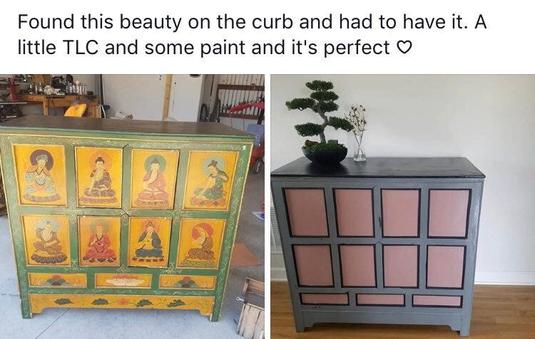 Youtuber Prizzilla Shares Image Of A Repainted Antique