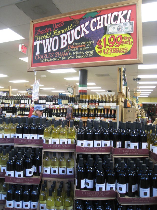 Trader Joe S Is Selling Two Buck Chuck For 2 Once Again