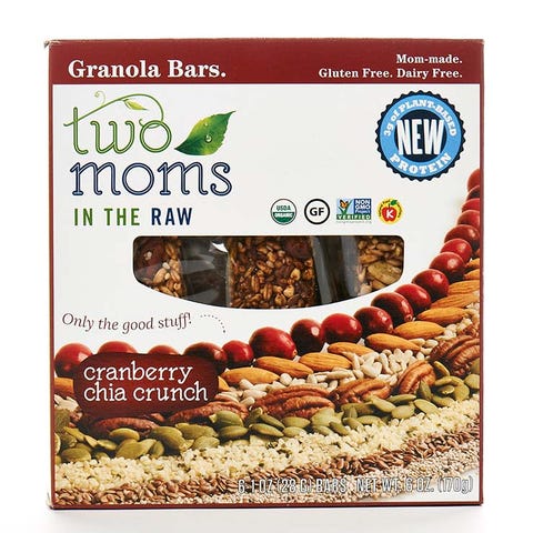 image Two Moms in the Raw Cranberry Chia Crunch Granola Bar