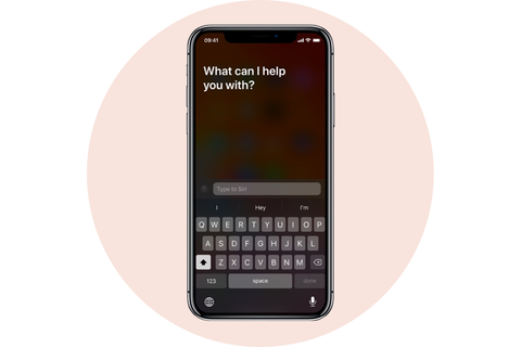 type siri apple iphone