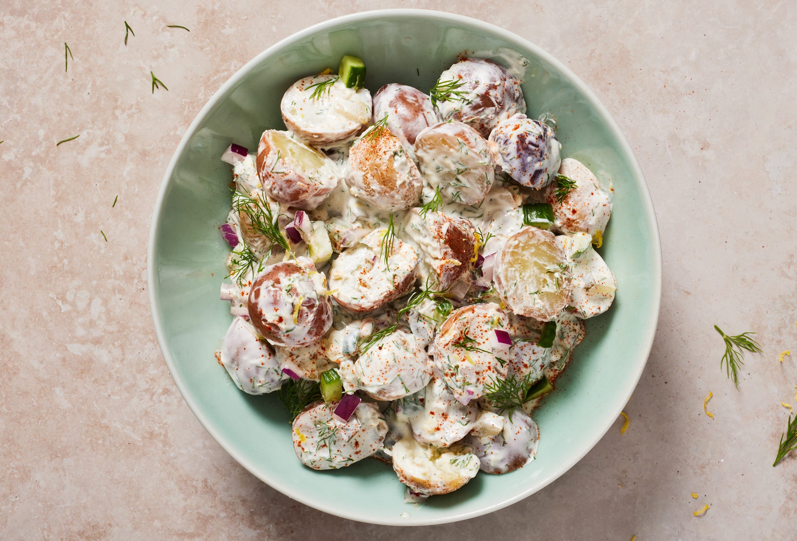 This Unexpected Ingredient Makes Tzatziki Potato Salad Super Zesty