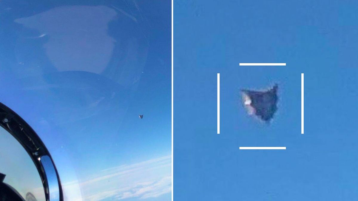 Leaked Government Ufo Photo What Is Hovering Cube Shaped Object