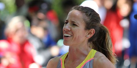 Morgan Uceny after the 2013 Fifth Avenue Mile