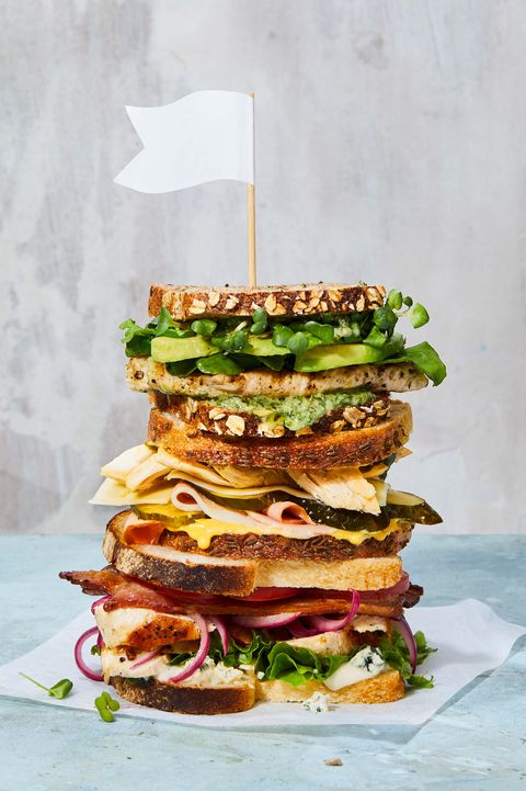 ultimate stacked sandwiches cali club cuban reuben blt wedge