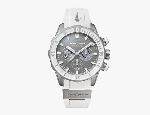 ulysse nardin great white diver chronograph watch