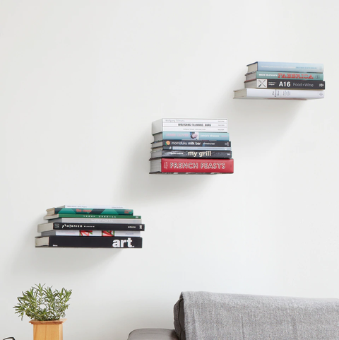 Umbra S Conceal Floating Bookshelf Is The Chic Book Storage You