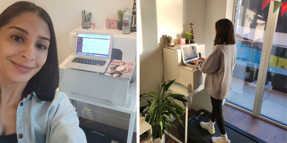 ‘I used an under-desk treadmill daily for two weeks’