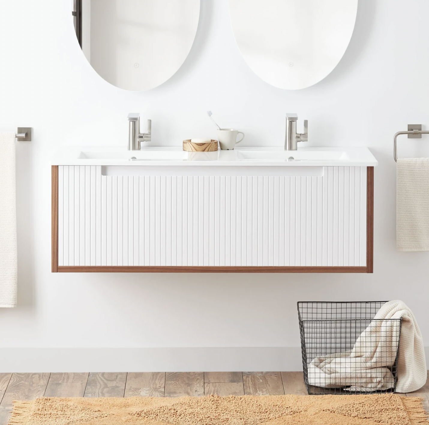 diy bathroom sink shelf