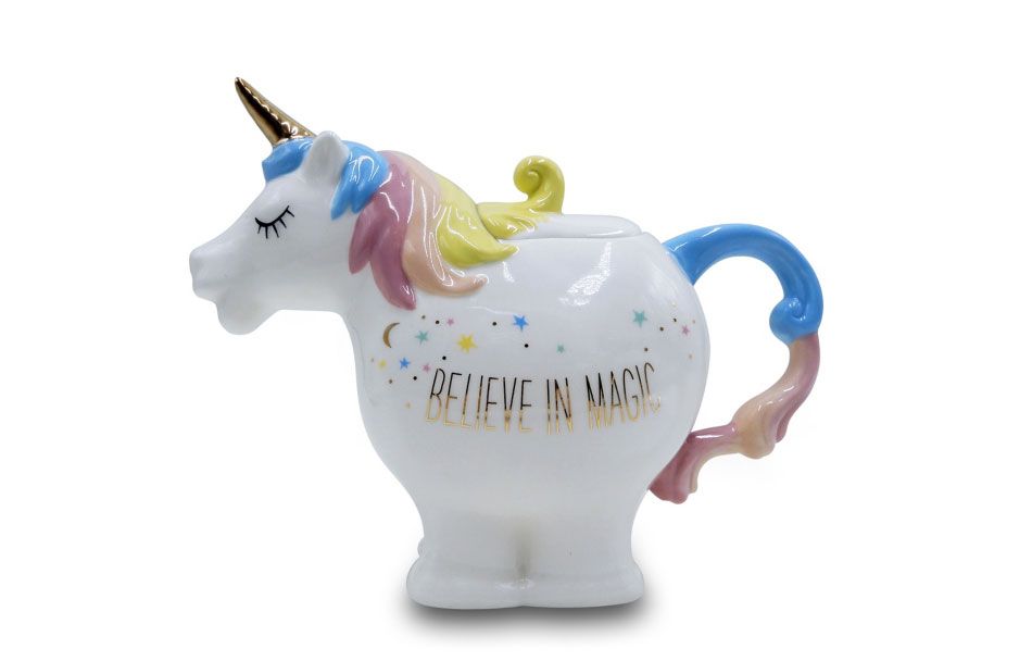 unicorn tea set asda