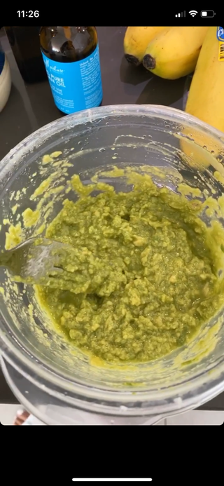 cardi b diy hair mask