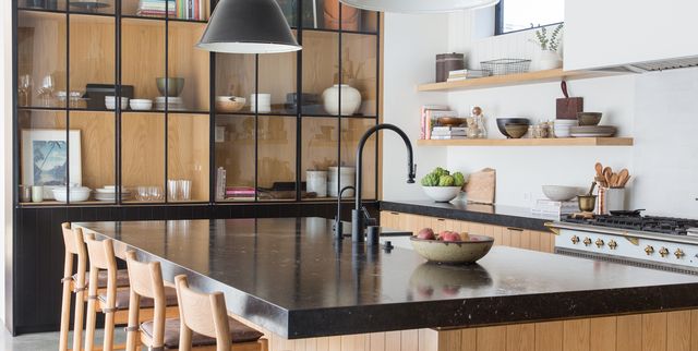 11 Black Kitchens Cabinet And, Kitchen Backsplash Ideas With Black Countertops