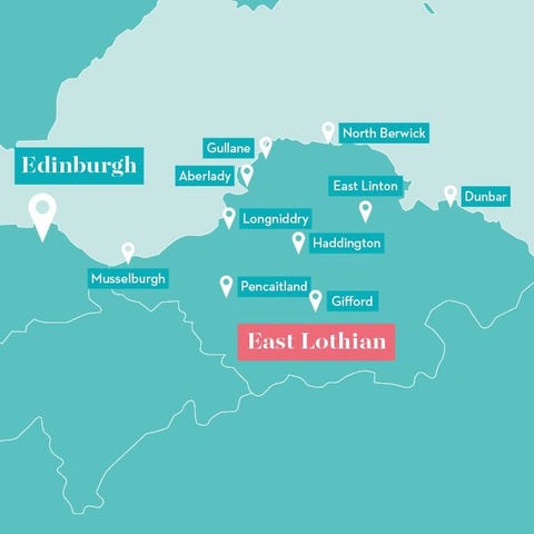 Map Of East Lothian Coastline This Is The Ultimate Scottish Escape For Nature Lovers