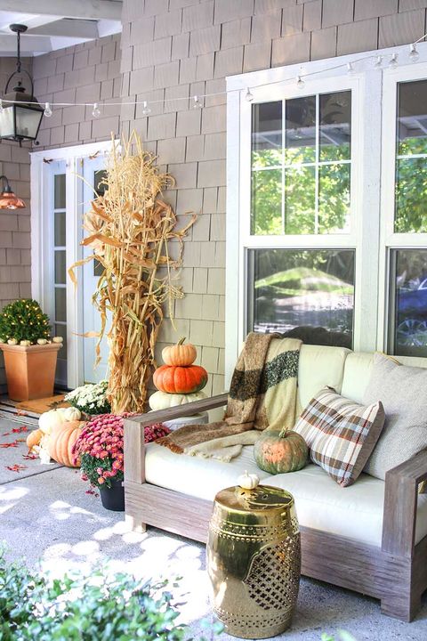 15 Fall Porch Decor Ideas Best Outdoor Autumn Decorations