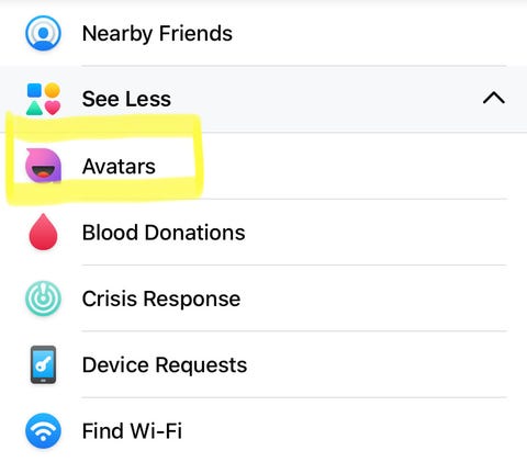 how to create your own facebook avatar step 3