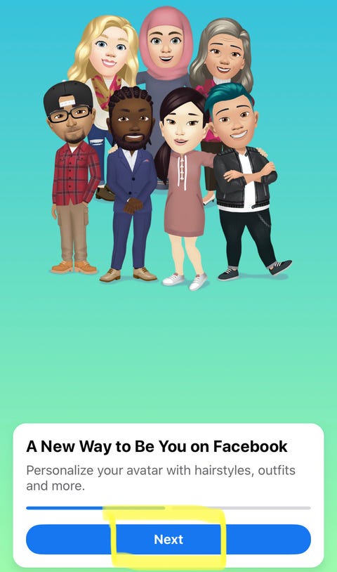 how to create a facebook avatar