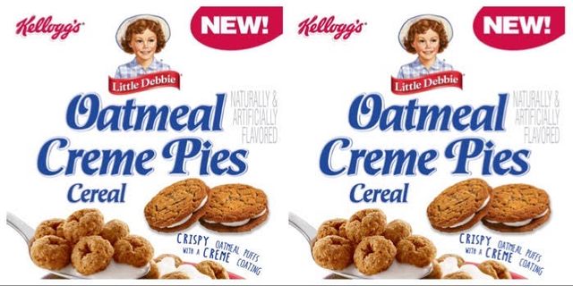 kellogg’s little debbie oatmeal creme pies cereal
