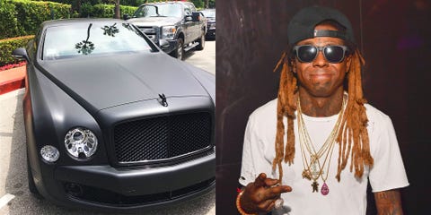 lil wayne and matte car