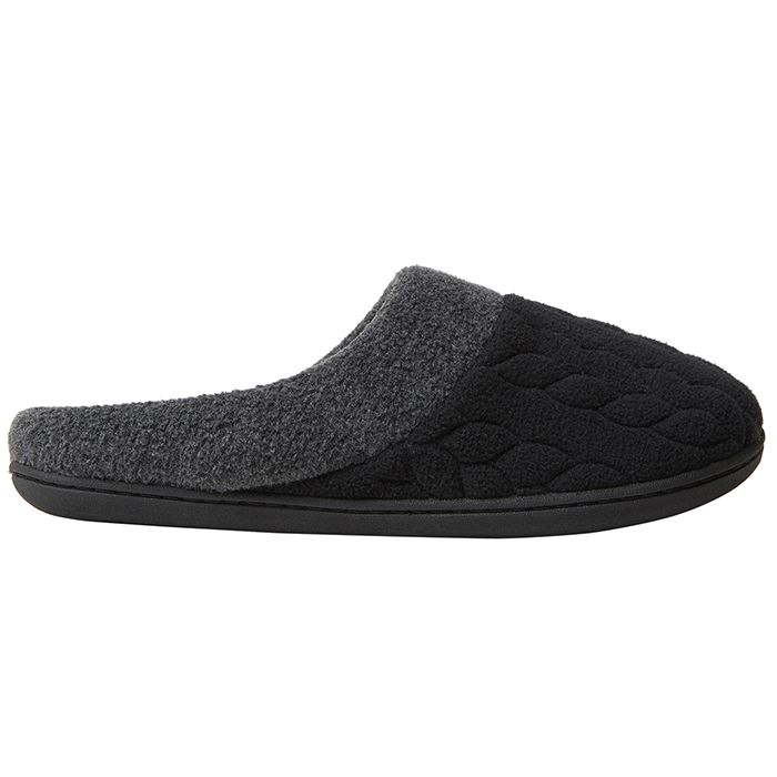 black outdoor slippers