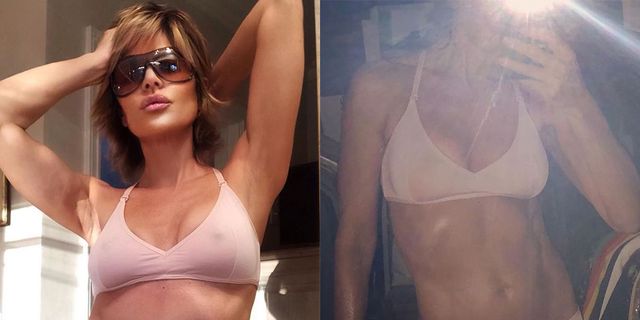 Lisa Rinna Just Flaunted Her Insanely Sculpted Abs—And Fans Can't Beli...