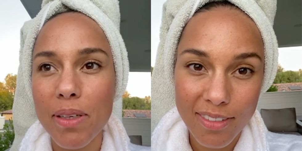 Alicia Keys Shows Off Makeup Free Skin In Glowing Instagram Video