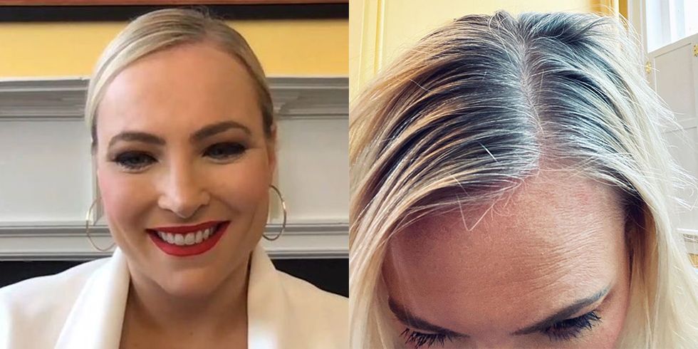 Meghan Mccain Embraces Her Witch Gray Roots In Candid Photo