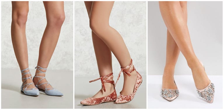 25 Best Prom  Flats  2019 Cute and Comfy Flats  to Wear  On 