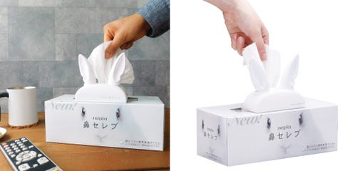 Elle怪奇物語 日本控最愛面紙 鼻貴族 推出 會說話的兔兔 每抽一張衛生紙就感動一次 Elle怪奇物語 日本控最愛面紙 鼻貴族 推出 會說話的兔兔 每抽一張衛生紙就感動一次